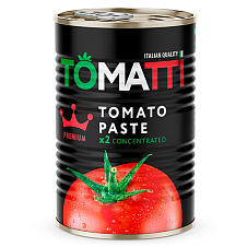 Томатная паста "Tomatti" ЖБ 380г
