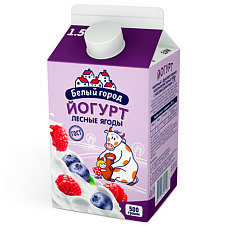Йогурт питьевой Белый город лесные ягоды 1,5% 500г Rex
