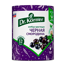 Хлебцы Злаковый коктейль с черной смородиной 0,08 кг Dr. Korner