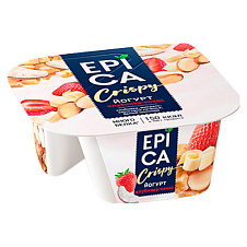 Йогурт EPICA CRISPY с клубникой и кокосом и печен.минд.шок. 7,3% 138г