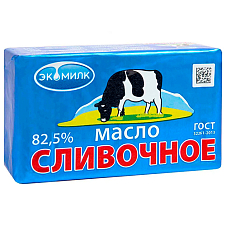 Масло Сливочное Экомилк 330г 82,5%