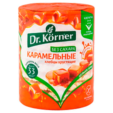 Хлебцы хрустящие Рисовые мини хлебцы "Карамельные" 0,03кг Dr. Korner
