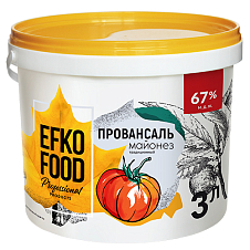 Майонез "EFKO FOOD Professional" Универсальный 67% 3л. 2,8кг