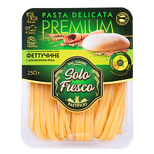 Феттучине с добавлением яйца, 250г (изделия макаронные свежие (pasta) охлажд.)