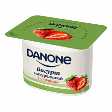 Данон йогурт клубника 2,9% 110г