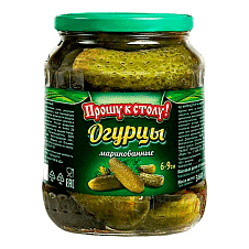 Огурцы (6-9) марин. (лим. к) сб 720г/8шт ТМ Прошу к Столу