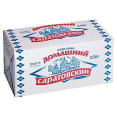 Маргарин Саратовский Домашний 60% пергамент 250г