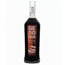 Сироп Шоколад стеклянная бутылка 1л/6шт GEDONIA