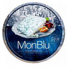 Сыр с гол. благородной плесенью "MonBlu" 50% круг, 2,7кг, Россия