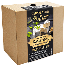 Сыр Камамбер 53%, 80г/4шт/Сыроварни ЙОНАСА