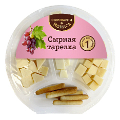 Сырная тарелка "Винная коллекция" № 1 (Грана, Манчего, Пармезан, хлебные палочки) 180г/4шт