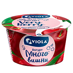 Йогурт VIOLA Very Berry с вишней. мдж 2,6%, 180г new