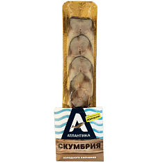 Скумбрия х/к в/у кусочки "Косичка", Атлантика 200г/6шт