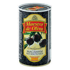 Маслины MAESTRO DE OLIVA отборные б/к/360г/12  шт/Испания