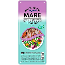 Коктейль из морепродуктов Оливковый в масле с розмарином и орегано "MARE" 0,150 кг