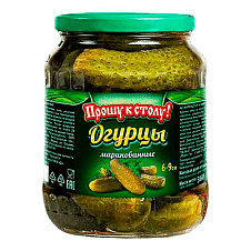 Огурцы (6-9) марин. (лим. к) сб 720г/8шт ТМ Прошу к Столу