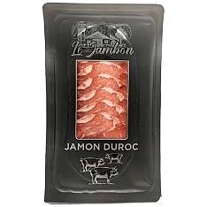 Окорок сыровяленый Хамон Дюрок/Jamon Duroc, т.м. "Le Jambon" нарезка 60г/15шт/EL PARADOR