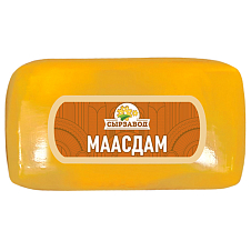 Сыр "Маасдам" БРУС 5кг с м.д.ж. 45%  ТМ "Сырзавод"