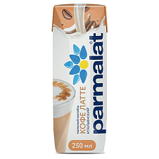 Коктейль молочный Parmalat Кофе латте у/паст. 2,3% 250мл Prisma