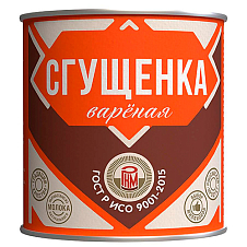 Продукт молочный "Сгущенка Вареная" РКМ 0,2% ж/б 370г