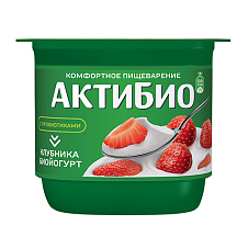 Актибио йогурт Клубника 2,9% 130г