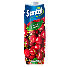 Напиток сокосодержащий Santal красная вишня 1л Prisma