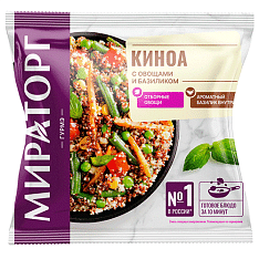 Киноа с овощами ЗАМ, 400г/15шт/МИРАТОРГ