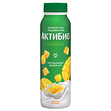 Актибио йогурт питьевой Манго-яблоко 1,5% 260г