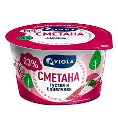 Сметана Viola 23% 160г (new)