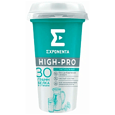 Напиток кисломолоч. обезжир. EXPONENTA HIGH-PRO Натуральный, 250г/6шт