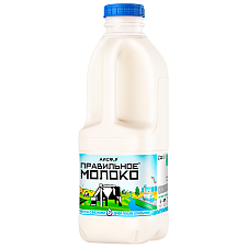 Молоко пастер. Правильное Молоко 1,5 % канистра 900мл х6шт