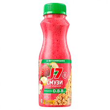 Прод.пит. с овс.хл. J7 "Полезный перекус" 0,3л яблоко-банан-черноплодная рябина-клубника