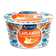 Йогурт Сливочный VIOLA Laplandia с тыквой, абрикосом и пряностями.мдж 7,1%, 180г