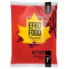 Кетчуп "EFKO FOOD Professional" Томатный Первой категории 1 кг