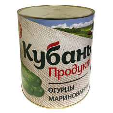 КУБАНЬ ПРОДУКТ огурцы маринованные ж/б 9700