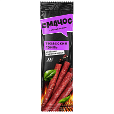 Колбаски с/к сухие "Техасский гриль" 70г Смачос Дым Дымыч