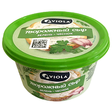 Сыр творожный Viola c укропом,чесноком и петрушкой мдж 66% 150г (new)
