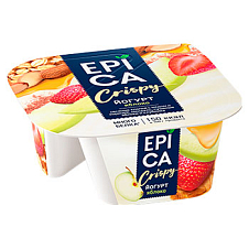 Йогурт EPICA CRISPY с яблоком и сем.мюсл.минд.суш.ябл.кл. 5,7% 138г