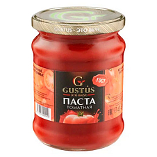Паста томатная  25%. ГОСТ  500 гр. ст/б (twistoff)  GUSTUS