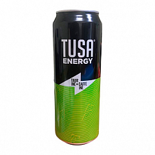 Напиток б/а тонизирующий энергет-й "Энергия"(ТМ "TUSA") 0,45л ал.банка