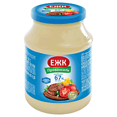 Майонез Провансаль ЕЖК 67%, стекло, 480мл/12шт